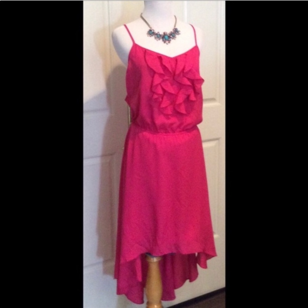 Hi Low Pink Dress, NWT